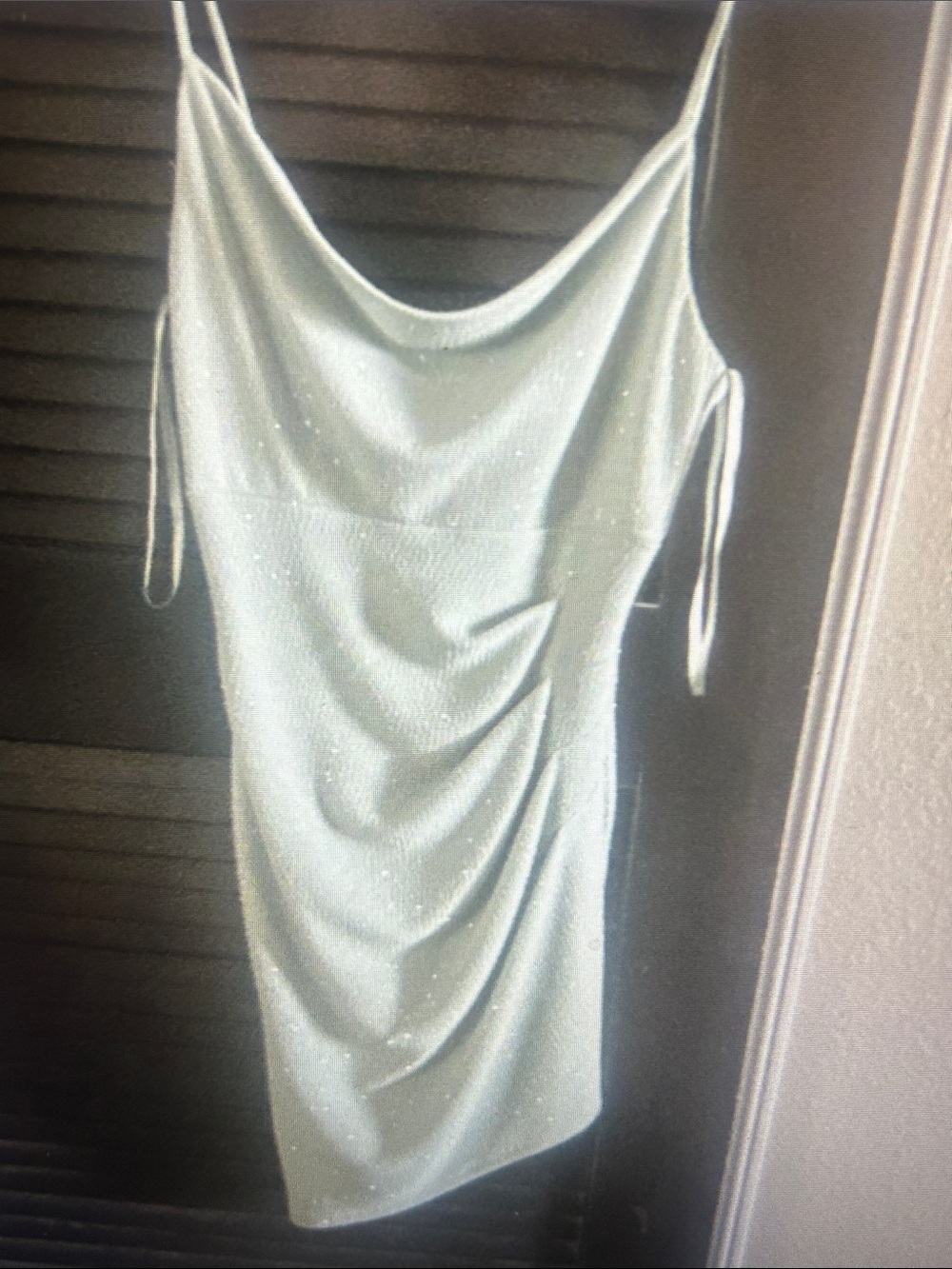 City Studios Mint Green Cowl Slip Mini Dress